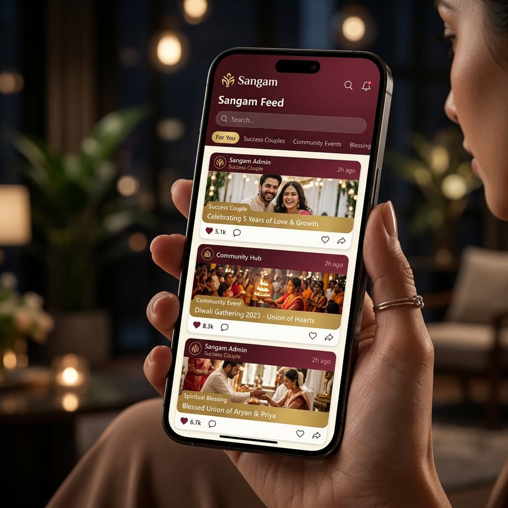 Sangam Feed UI